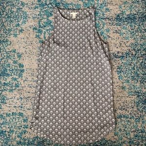 h&m / patterned sheath dress